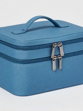 New Open Story Blue Signature Toiletry Bag